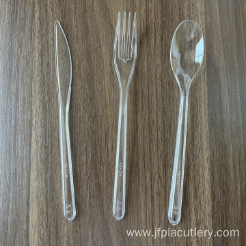 Promotional disposable spoon custom shape plastic PS cutlery